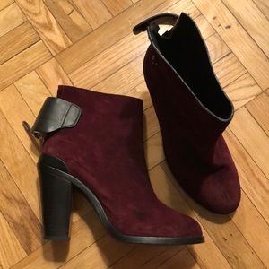 rag & bone Maroon Booties